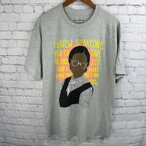 NWOT Rosa Parks Graphic Shirt Gray XL